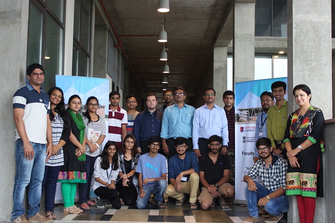 Faculty Development Program at Ahmedabad University, Ahmedabad, India (August 2017).