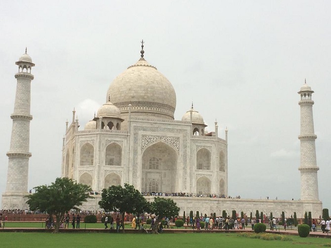 The Taj Mahal, Agra, India (August 2017).