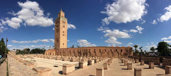 Koutoubia Mosque, Marrakech, Morocco (April 2019).