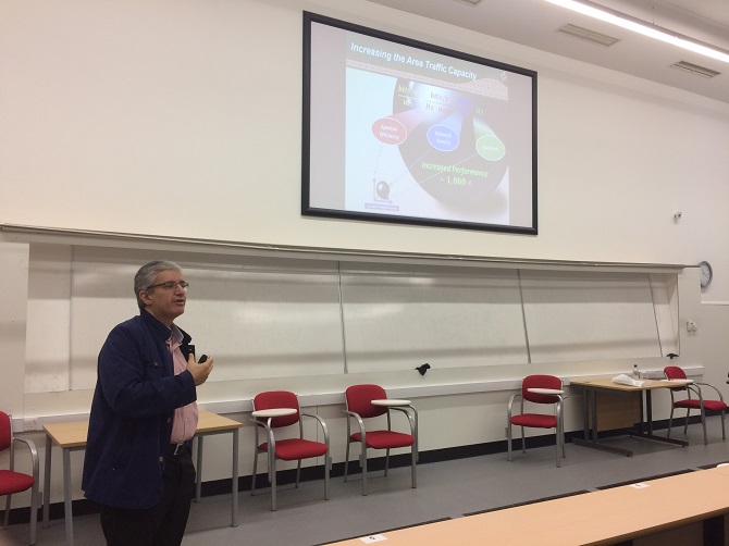 Mohamed-Slim Alouini during his visit to the University of Liverpool (June 2018).