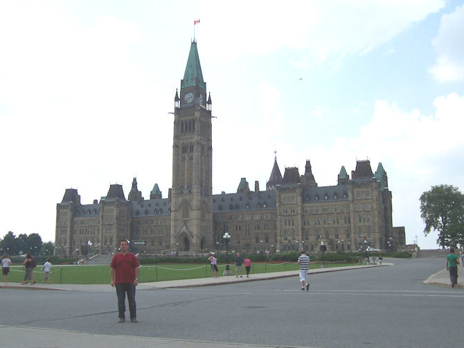 Canadian Parliament Building, Ottawa, QC, Canada (August 2009).